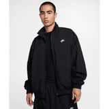 Nike HQ6109-010 Club Oversized Woven Track Siyah Erkek Ceket