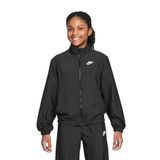 Nike HQ9314-011 Siyah Sportswear Woven Full-Zip Günlük Stil Çocuk Eşofman Takımı