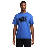 Nike HV0381-411 Mavi Hyverse Dri-Fit Uv Erkek Antrenman T-Shirt