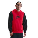 Nike HV1476-657 Kırmızı Club Fleece Pullover Günlük Stil Erkek Sweatshirt