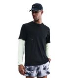 Nike HV2004-010 Siyah Dri-Fit ADV Run Pinnacle Erkek Koşu T-Shirt