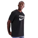 Nike HV2135-010 Siyah Dri-Fit UV Run Energy Miler Erkek Koşu T-Shirt