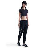 Nike HV2346-010 W NSW CLUB FLC GX STD PA Siyah Regular Fit Baskılı Kadın Sweatpant