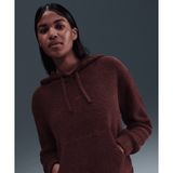 Nike HV2768-619 Sportswear Phoenix Cozy Bouclé Loose Knit Hoodie Bordo Kadın Polar