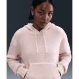 Nike HV2768-667 Sportswear Phoenix Cozy Bouclé Loose Knit Hoodie Pembe Kadın Polar