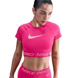 Nike HV3673-666 Pembe Pro Dri-Fit Top Tt Grx Kadın Antrenman T-Shirt