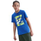 Nike HV5202-480 Lacivert Sportswear Turn Up Günlük Stil Çocuk T-Shirt