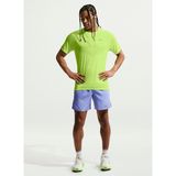 Nike HV5203-737 M NK DFADV STRIDE SS TOP Yeşil Yuvarlak Yaka Düz Erkek T-Shirt