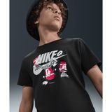 Nike HV5214-010 Siyah Sportswear Boxy Break Dance Günlük Stil Çocuk T-Shirt