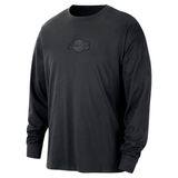 Nike HV5441-010 Los Angeles Lakers NBA Courtside Premium Essential Siyah Basketbol Erkek Sweatshirt