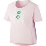 Nike Icon Clash Running Kadın T-Shirt CU3040-663 - Pembe