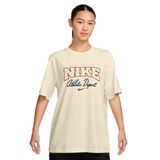 Nike IF1180-110 Bej Sportswear Loose Short-Sleeve Kadın Günlük Stil T-Shirt