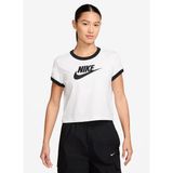 Nike IF4072-100 W NSW SS RINGER TEE VNTG Beyaz Yuvarlak Regular Fit Baskılı Kadın T-Shirt