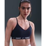 Nike Indy FD1062-410 Hafif Destekli Pedli Ayarlanabilir Kadın Spor Sütyeni - Lacivert