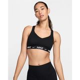 Nike Indy FD1068-011 Yüksek Destekli Pedli Ayarlanabilir Kadın Spor Sütyeni - Siyah