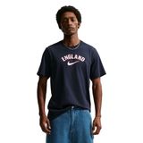 Nike İngiltere Wordmark Erkek Mavi Futbol T-Shirt IH2179-451
