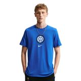 Nike Inter Milan Crest Erkek Mavi Futbol T-Shirt IM1662-438