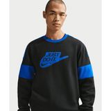 Nike IO9620-010 Siyah Sportswear Club Fleece Crew-Neck Erkek Sweatshirt