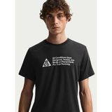 Nike IO9629-010 M ACG DF TEE STD TRAIL L Siyah Yuvarlak Yaka Erkek T-Shirt