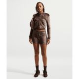 Nike IQ0682-237 Kahverengi Sportswear Trend Velour Shorts Kadın Şort