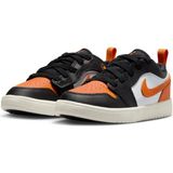 Nike Jordan 1 Low Alt Ps Unisex Çocuk Lastik Bağcıklı Cırtlı Deri Ayakkabı DR9748-081 - Siyah - Turuncu - Beyaz