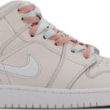 Nike Jordan 1 MidMulti Color Swoosh Phantom Beyaz-Mavi Kadın Sneaker Ayakkabı