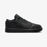 NİKE Jordan Air 1 Low Genç Çocuk Siyah Spor Ayakkabı