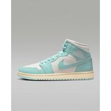 Nike Jordan Air 1 Mid Sneaker Unisex Spor Ayakkabı BQ6472-132 (Bir Numara Büyük Almanızı Öneririz) - Yeşil