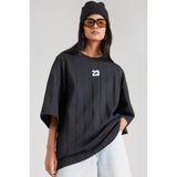 Nike Jordan Brooklyn Looes Fit Womens Tee Bol Kesim Kadın Tişört Siyah