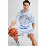 Nike Jordan Brooklyn Oversize Kesim Erkek Mavi Tişört - XL