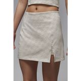 Nike Jordan Brooklyn Slim Fit High Rise Knit Skort Kadın Yüksek Bel Dar Kesim Taytlı Etek Şort Bej