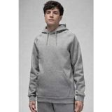 Nike Jordan Core Blank Fleece Po Hoodie Kapüşonlu Erkek Sweatshirt Gri