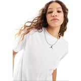 Nike Jordan Diamond Jumpan Women’s Loose Fit Top T-Shirt Kadın Bol Kalıp File Detaylı Tişört Beyaz - XS