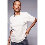 Nike Jordan Essential Girlfriend Loose Fit Womens T-Shirt Kadın Bol Kesim Pamuklu Tişört Beyaz - 2XL