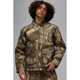 Nike Jordan Flight Chicago Realtree Mens Jacket Green Gerçek Ağaç Desenli Çıt Çıt Kapamalı Yeşil Ceket