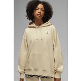 Nike Jordan Flight Fleece Oversize Hoodie Kadın Kapüşonlu Oversize Sweatshirt Bej