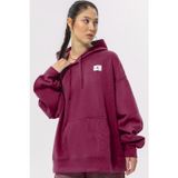 Nike Jordan Flight Fleece Oversize Hoodie Kadın Kapüşonlu Oversize Sweatshirt Mürdüm