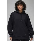 Nike Jordan Flight Fleece Oversize Pullover Hoodie Kadın Oversize Kapüşonlu Sweatshirt Siyah