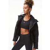 Nike Jordan Flight Oversize Women's Puffer Jacket Kadın Oversize Şişme Mont Siyah