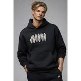 Nike Jordan Flight Remix Pullower Hoodie Erkek Kapüşonlu Sweatshirt Siyah