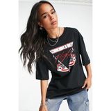 Nike Jordan Flight Women's Oversized T-Shirt Kadın Grafik Logo Pamuklu Tişört Siyah - XS