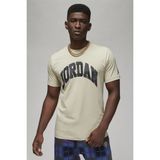 Nike Jordan Holiday Ss Crew Beige Baskılı Erkek Günlük Tişört Bej - M