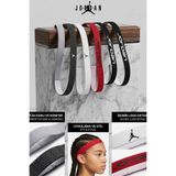 Nike Jordan İnce Spor Saç Bandı 6'lı Set - Renkli Kulak Hizası Tenis, Fitness, Koşu Bandı (Kaymaz Esnek Yapı)