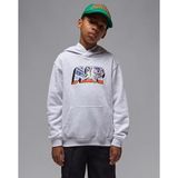 Nike Jordan Jdb Air Postcard Po-Hoodie Erkek Çocuk Sweatshirt 95F160 95F160-X58, 8-10 Yaş