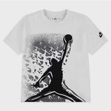 Nıke Jordan Jdb M J Brand Ssnl Ss Tee Erkek Çocuk Tişört 95F056 - 8 - 10 Yaş - Beyaz