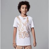 Nike Jordan Jdb Mj Brand Jm Chaın Ss Crew Erkek Çocuk Tişört - 12 - 13 Yaş - Beyaz