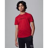 Nıke Jordan Jdb Mj Wordmark Emb Crew Erkek Çocuk Tişört 95D634 - 8 - 10 Yaş - Kırmızı