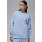 Nike Jordan Jumpman Flight Fleece Crew Oversize Kadın Geniş Kalıp Sweatshirt Açık Mavi