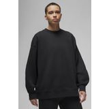 Nike Jordan Jumpman Flight Fleece Crew Oversize Kadın Geniş Kalıp Sweatshirt Siyah