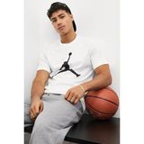 Nike Jordan Jumpman Short-Sleeve Pamuklu Beyaz Erkek Tişört